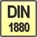 Piktogram - Typ DIN: DIN 1880